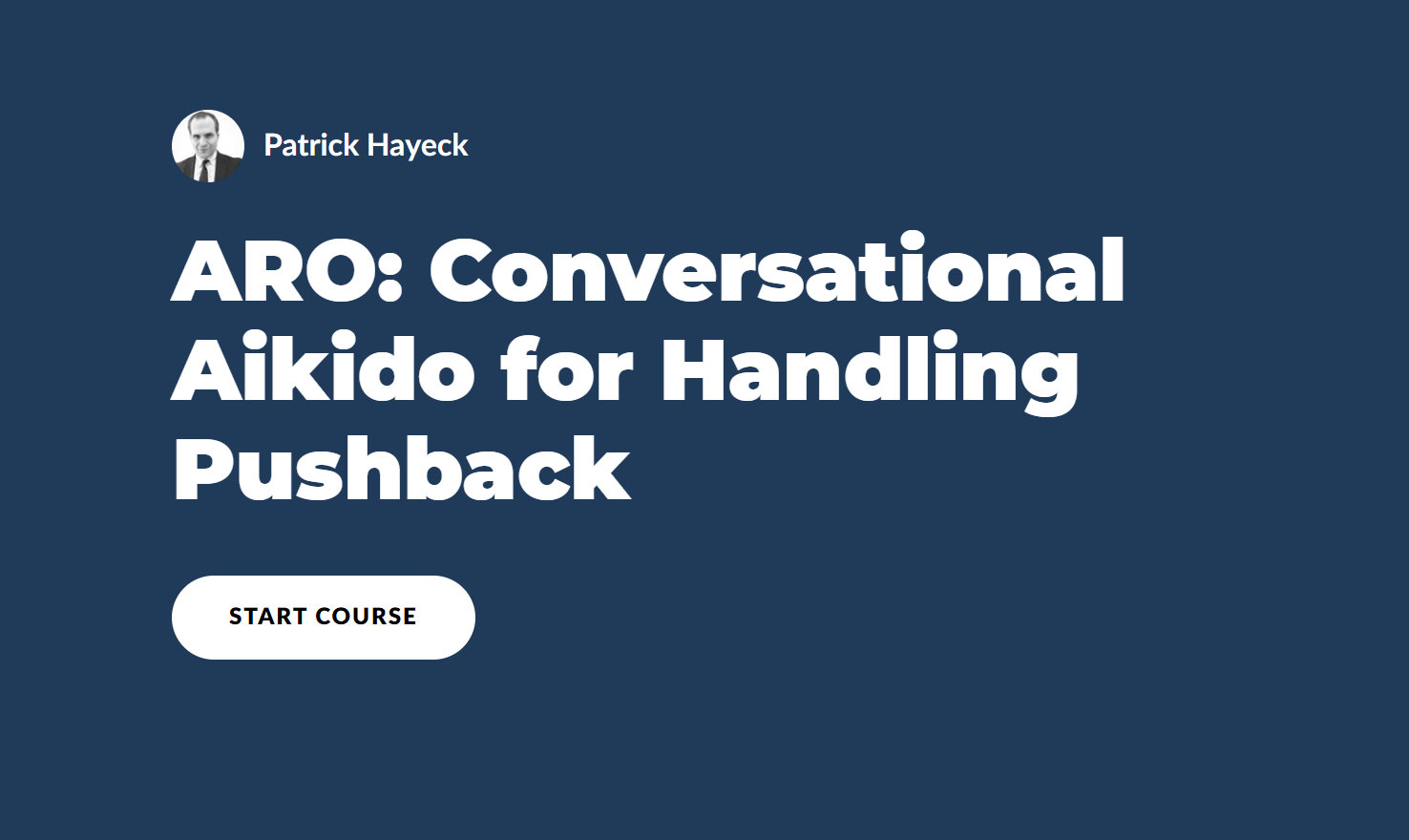ARO - Conversational AIKIDO E-Learning Tutorial Developed by ESLAN